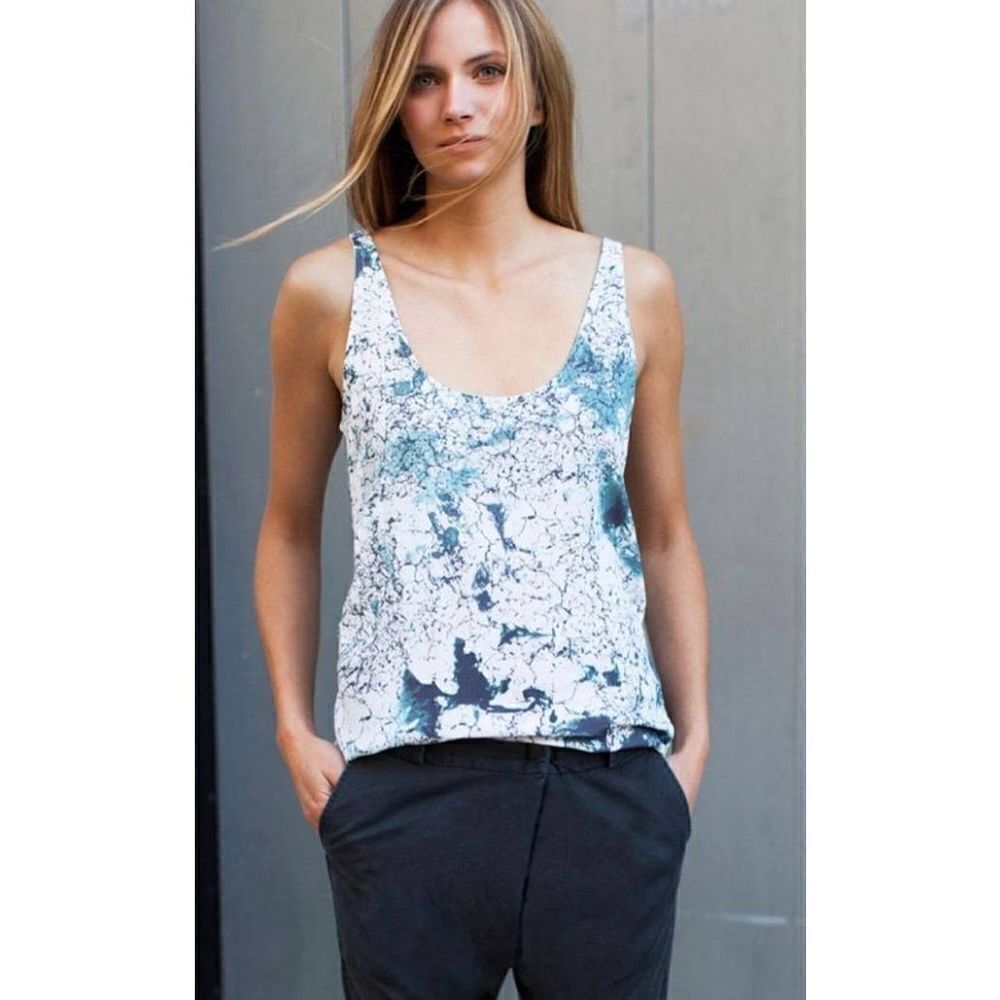 Emerson Fry Refined Tank in Turquoise Rock sz Small